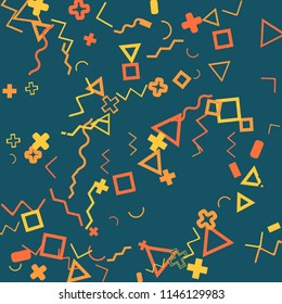 Abstract memphis background.