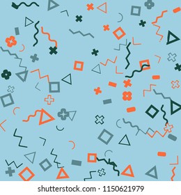 Abstract memphis background.