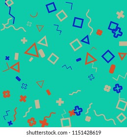 Abstract memphis background.