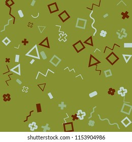Abstract memphis background.