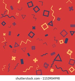 Abstract memphis background.