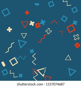 Abstract memphis background.
