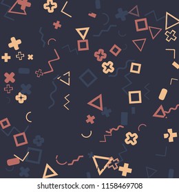 Abstract memphis background.
