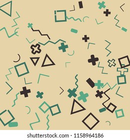 Abstract memphis background.