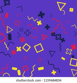 Abstract memphis background.