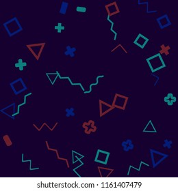 Abstract memphis background.