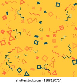 Abstract memphis background.