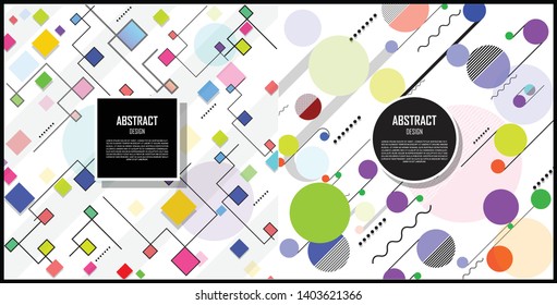 Abstract Memphis Background Design Arts. Cool background. Background image.
