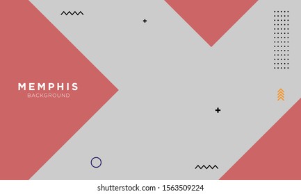 abstract memphis background design, minimal classic memphis style sale banner, geometric vintage background.
