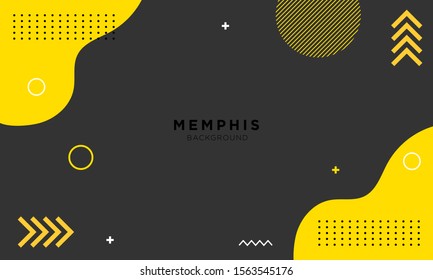 abstract memphis background design, minimal classic memphis style sale banner, geometric vintage background.