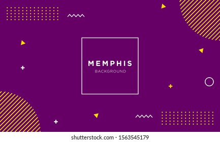 abstract memphis background design, minimal classic memphis style sale banner, geometric vintage background.