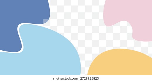 Resumo mênfis fundo. Composição em formas fluidas.