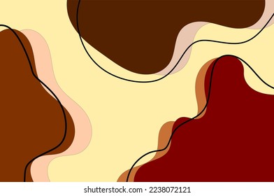 abstract memphis background illustration with simple concept and black line decoration, very suitable to use as wallpaper or commercial background template