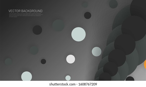 Abstract memphis background vector. geometric elements. Design a circle pattern with overlapping shapes. New texture for your design.