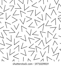 Abstract memphis geometric pattern background