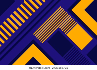 Abstract memphis geometric pattern gradient shape background template