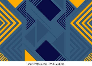 Abstract memphis geometric pattern gradient shape background template
