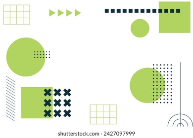 Fondo abstracto de la forma geométrica de Memphis