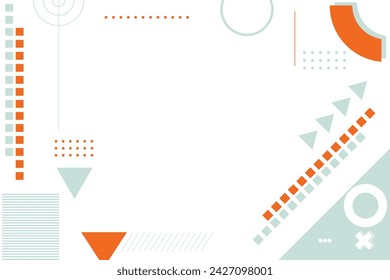 Fondo abstracto de la forma geométrica de Memphis