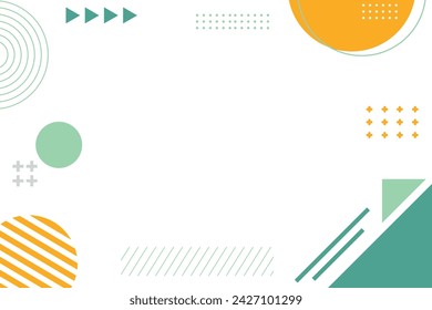 Abstrakte Memphis geometrische Form Hintergrund