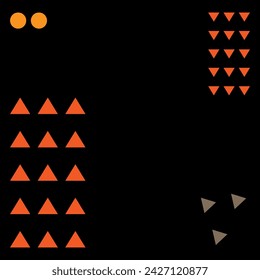 Abstract memphis geometric shape social media background