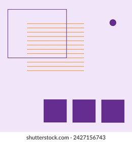Fondo de medios sociales de forma geométrica de memphis abstracto
