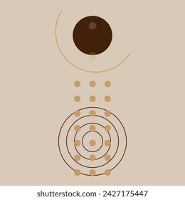 Fondo de medios sociales de forma geométrica de memphis abstracto