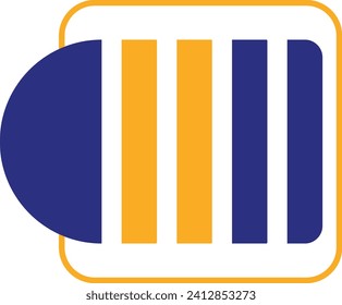 Abstract memphis geometric shape vector element