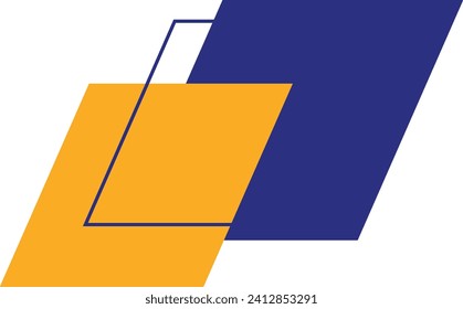 Abstract memphis geometric shape vector element