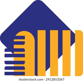 Abstract memphis geometric shape vector element