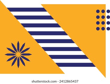 Abstract memphis geometric shape vector element