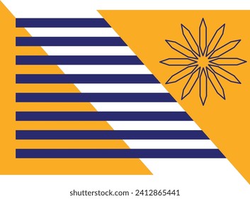 Abstract memphis geometric shape vector element
