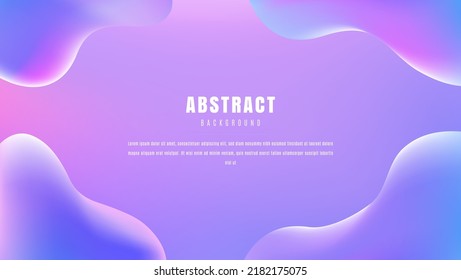 Abstract memphis liquid background and circles geometric shapes mesh fill. Colorful abstract geometric background design. Abstract Background for web landing template, poster or banner