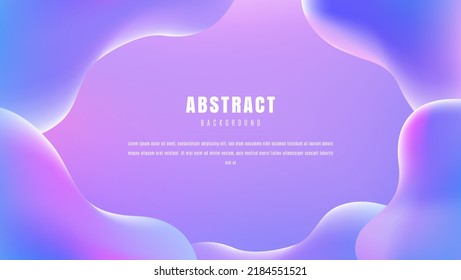 Abstract memphis liquid background and circles geometric shapes mesh fill. Colorful abstract geometric background design. Abstract Background for web landing template, poster or banner