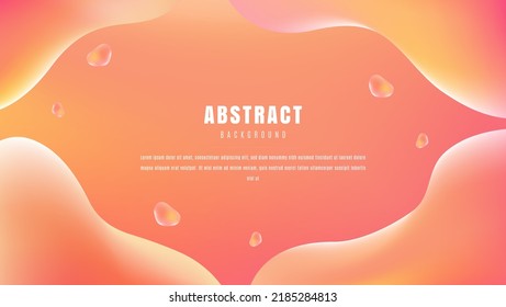 Abstract memphis liquid background and circles geometric shapes mesh fill. Colorful abstract geometric background design. Abstract Background for web landing template, poster or banner