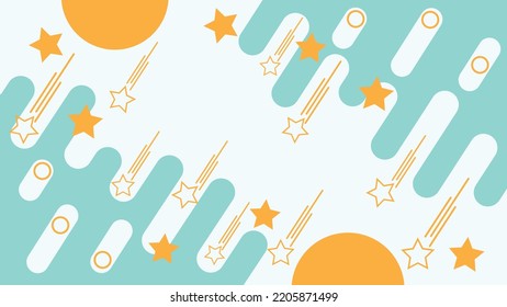 Abstract Memphis minimal  geometric background. Flat vector illustration.