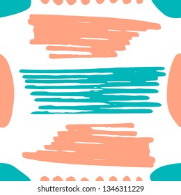 abstract memphis popart style pattern