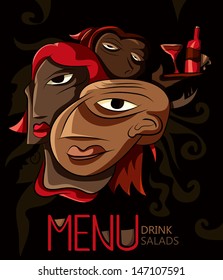 Abstract Menu Cover (Vector)