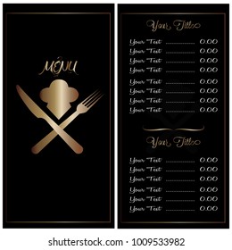 Abstract menu presentation
