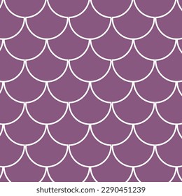 abstract mermaid scale pattern on mauve background.