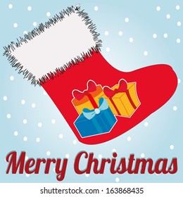 abstract merry christmas background with special objects