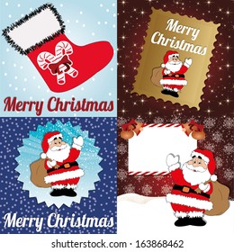 abstract merry christmas background with special objects