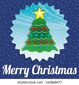 abstract merry christmas background with special objects