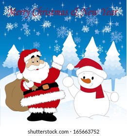 abstract merry christmas background with special objects