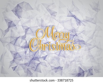 Abstract Merry Christmas background. Vector EPS10. New Year card illustration. Holiday design. Winter Backdrop. Retro pattern of geometric shapes. Hipster background