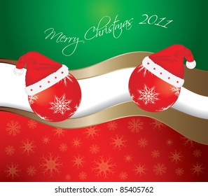 Abstract Merry Christmas background. Vector eps10 illustration