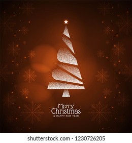 Abstract Merry Christmas decorative background