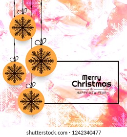 Abstract Merry Christmas elegant background