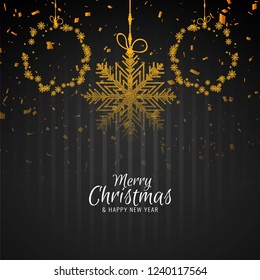 Abstract Merry Christmas stylish background