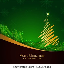 Abstract Merry Christmas vector beautiful celebration background